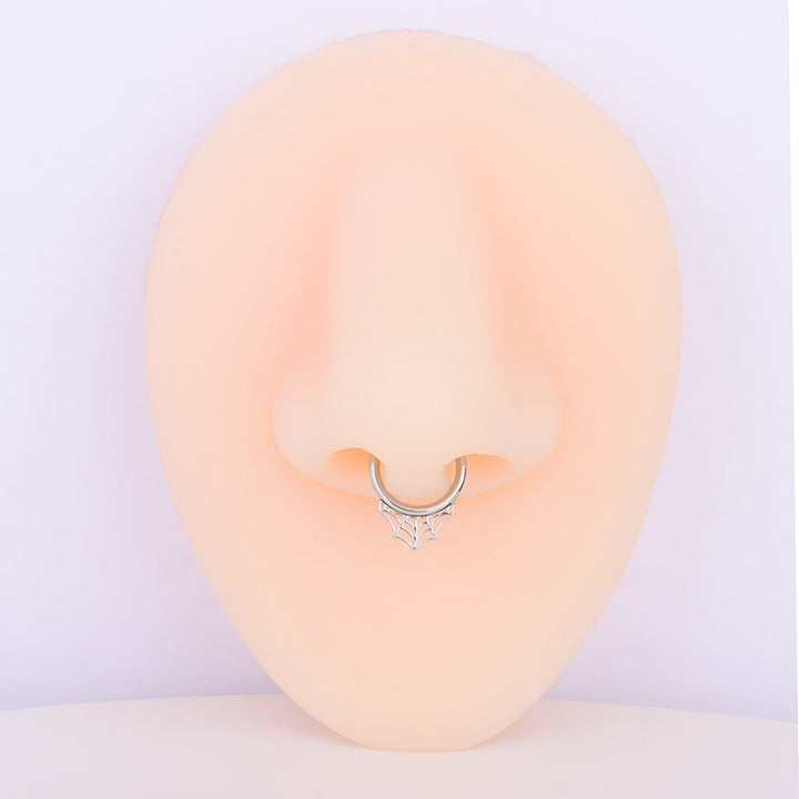 Net Septum Clicker Nose Ring - OhmoJewelry