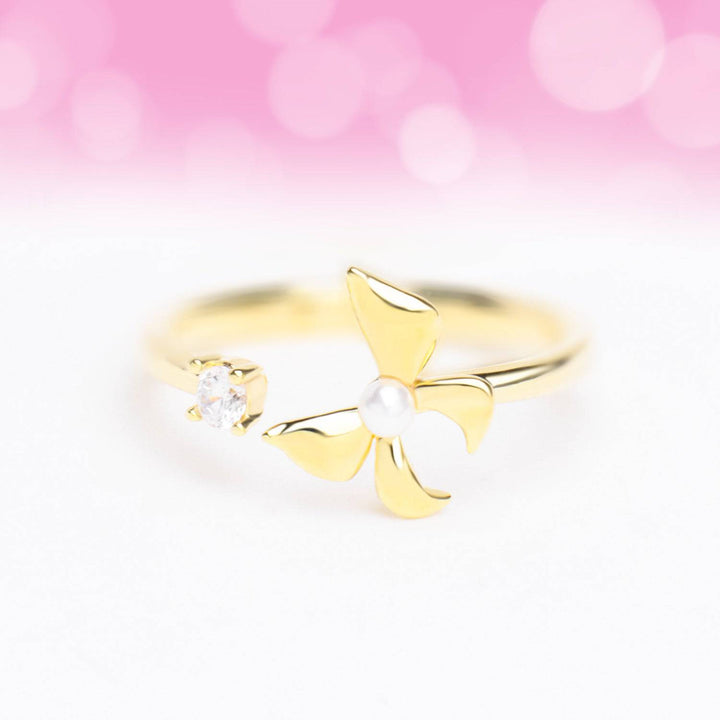 Pearl Bow Ring - OhmoJewelry