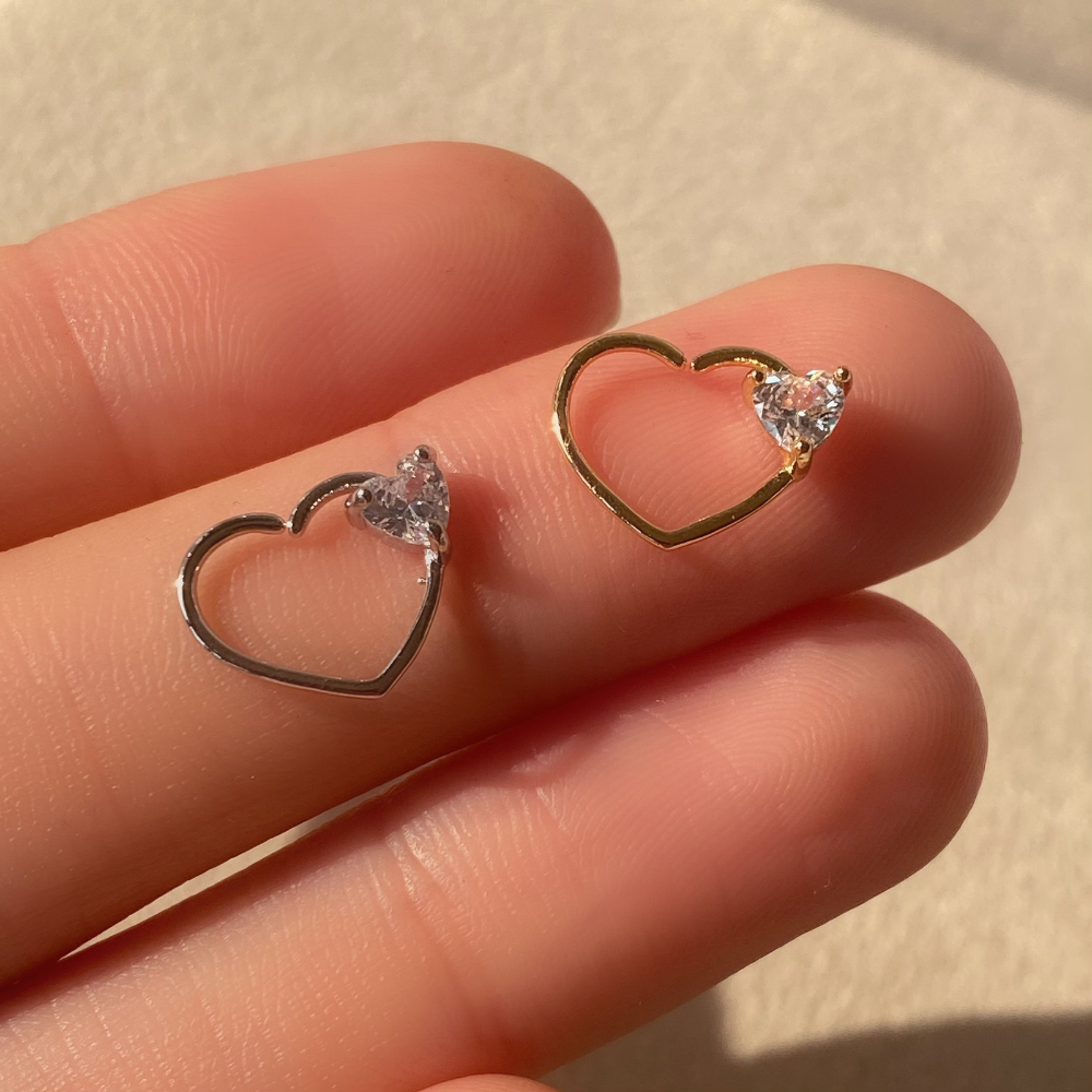 Heart Daith Ring - OhmoJewelry