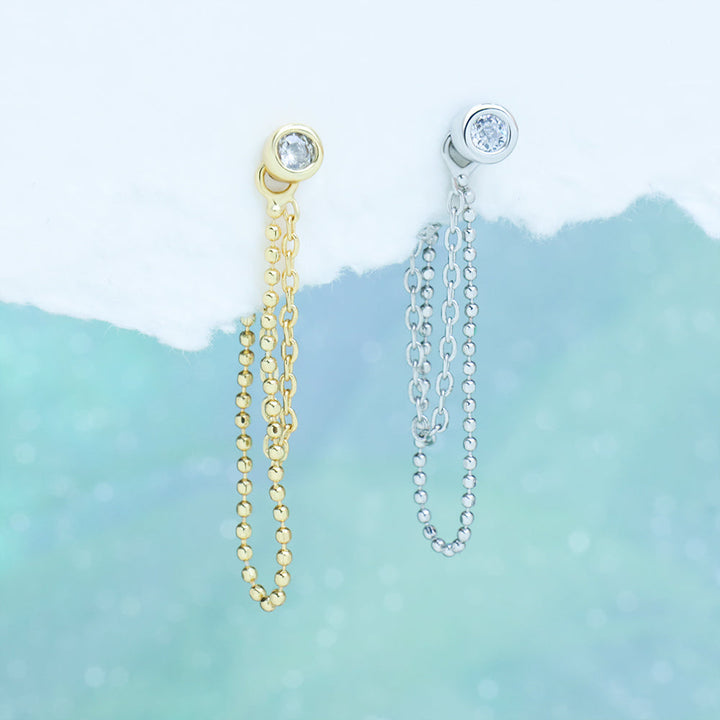 Sparkly Cool Chain Earrings - OhmoJewelry