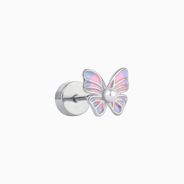 🦋Sweet Pearl Butterfly Stud - OhmoJewelry