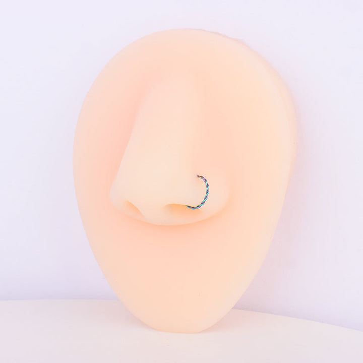 Twisted Nose Hoop - OhmoJewelry