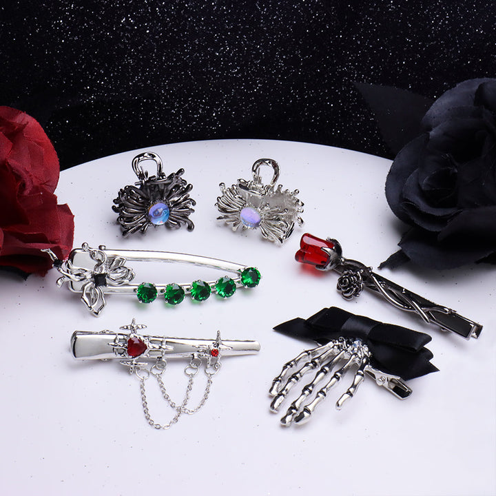 Horror or Romance Hair Clip - OhmoJewelry
