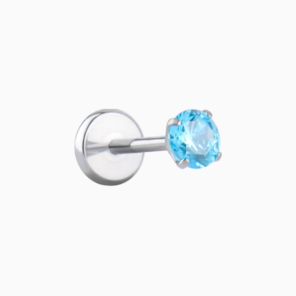 Titanium Gemstones Stud - OhmoJewelry