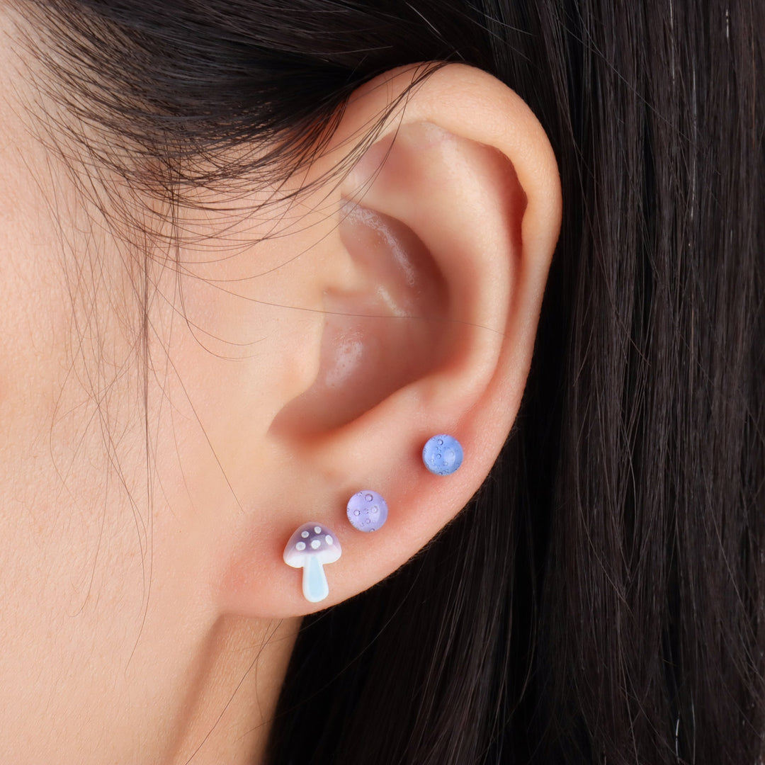 Bubble Resin Stud Earrings - OhmoJewelry