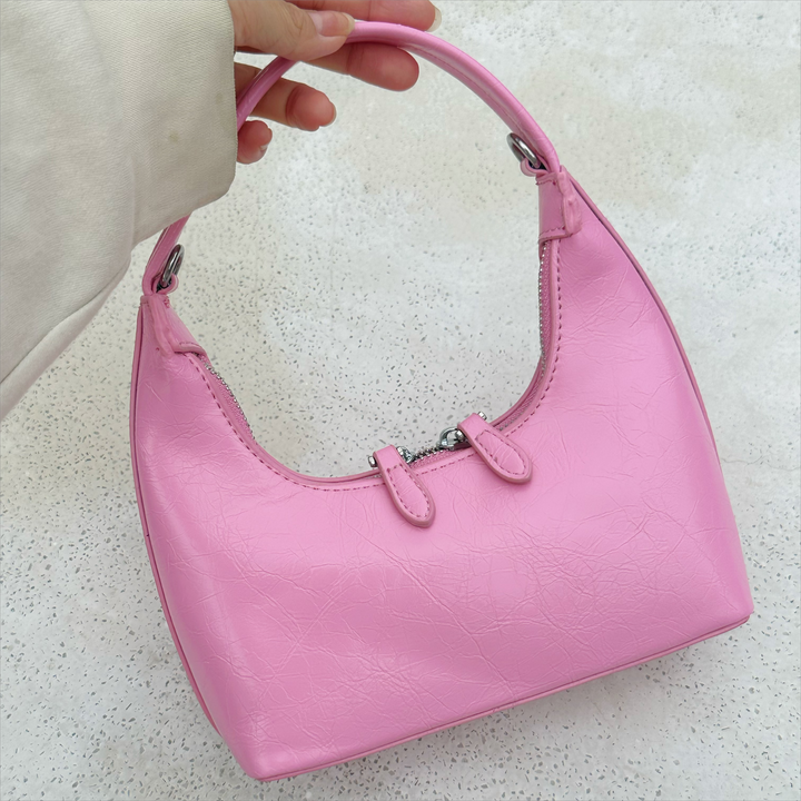 Leather Shoulder Bag - OhmoJewelry