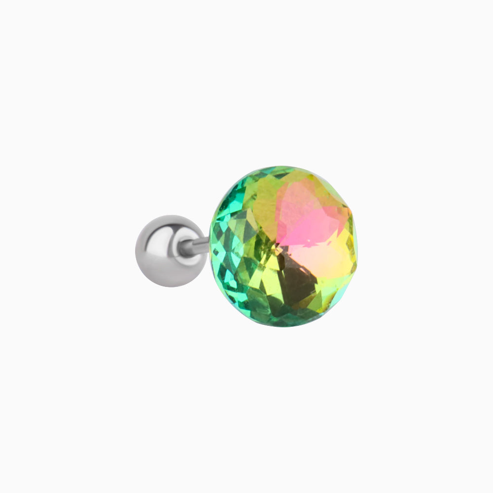 Colored Gemstone Stud - OhmoJewelry