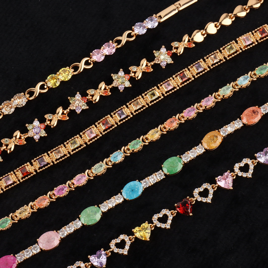 Rainbow Luxury Bracelets - OhmoJewelry