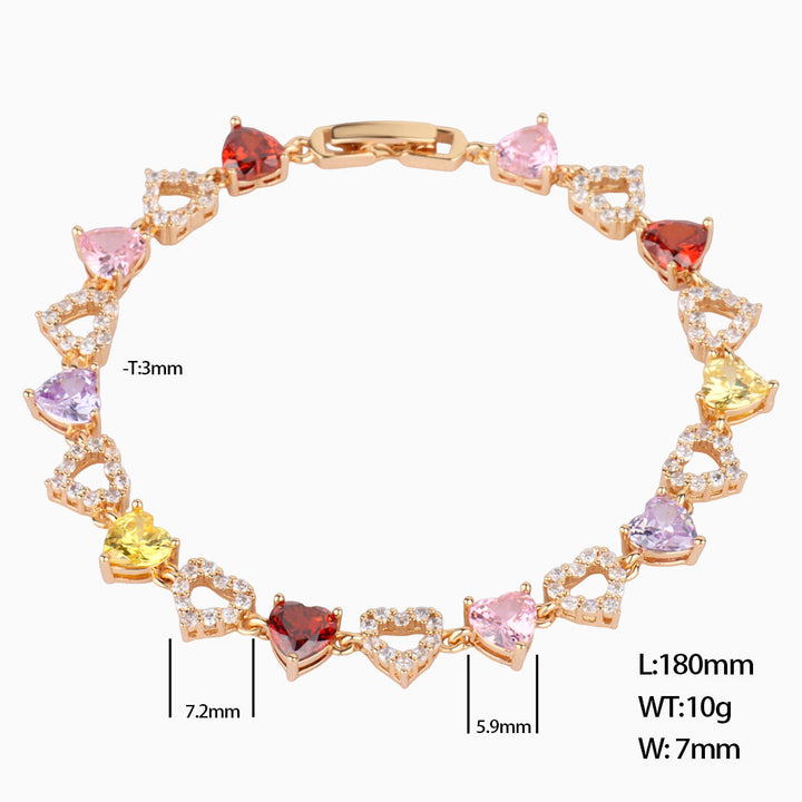 Rainbow Luxury Bracelets - OhmoJewelry