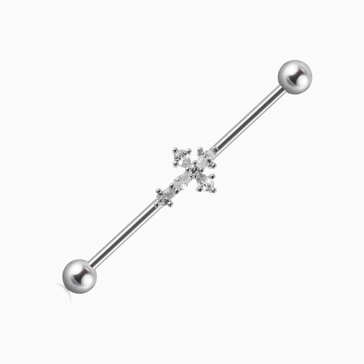 Shiny Dagger Industrial Barbell - OhmoJewelry