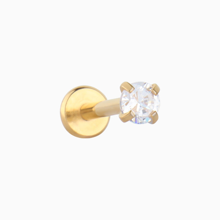 Casual Threaded Labret Stud - OhmoJewelry
